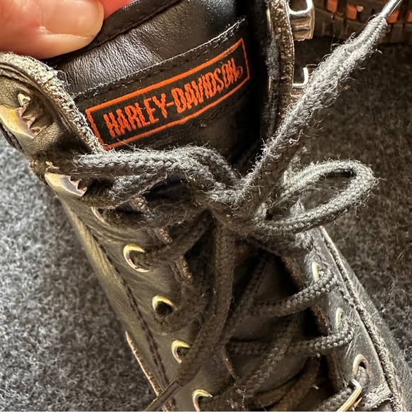 Harley Davidson Short Motorcycle Boots - Picture 7 of 12